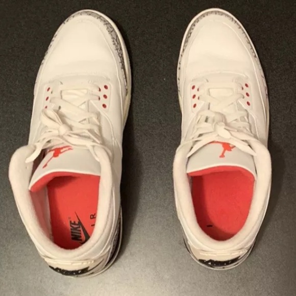 Air Jordan 3 Retro White Cement Black Reimagined Men’s Size 14 DN3707-100 - Picture 4 of 8